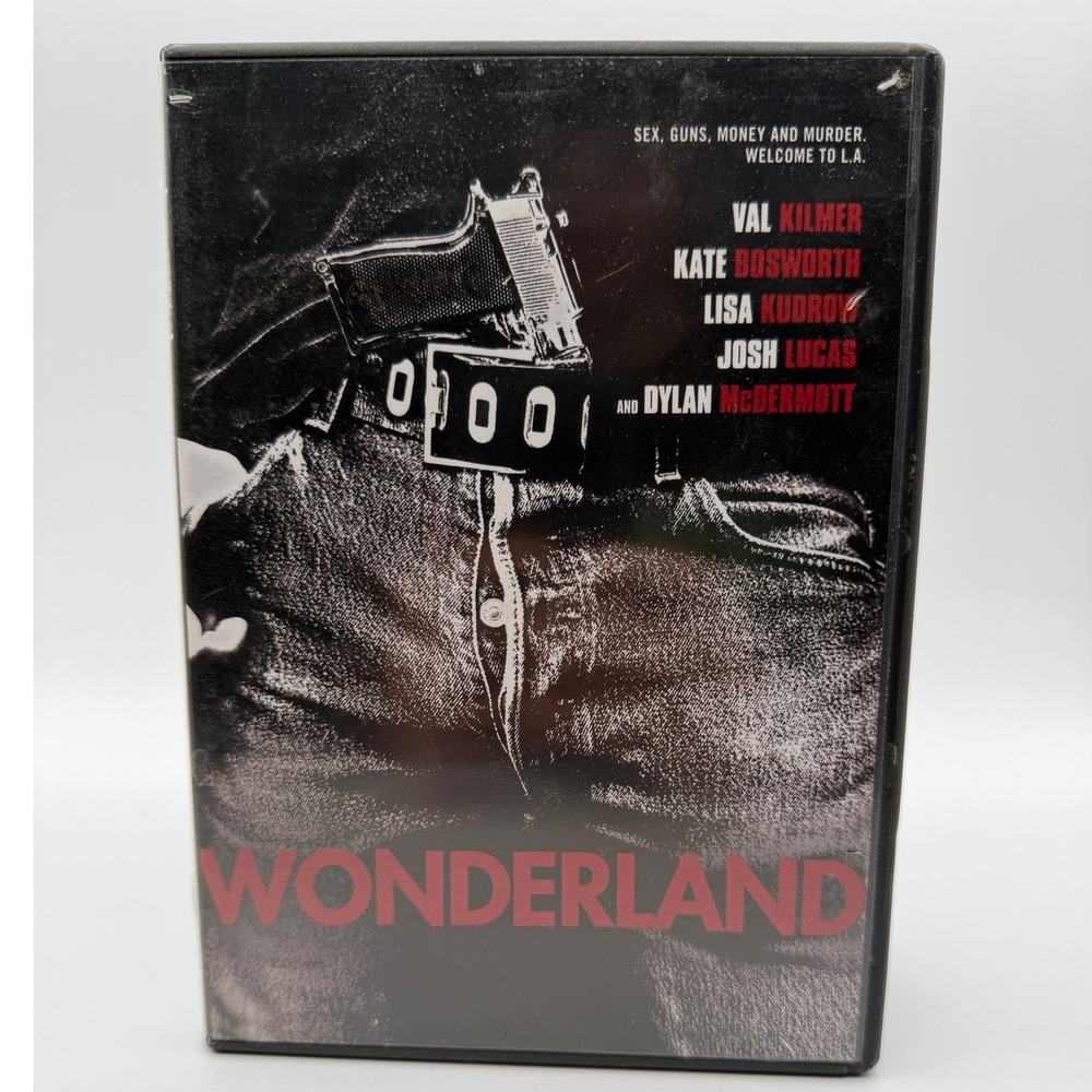 Wonderland DVD Val Kilmer Kate Bosworth Lisa Kudrow Crime Drama Movie Rated R